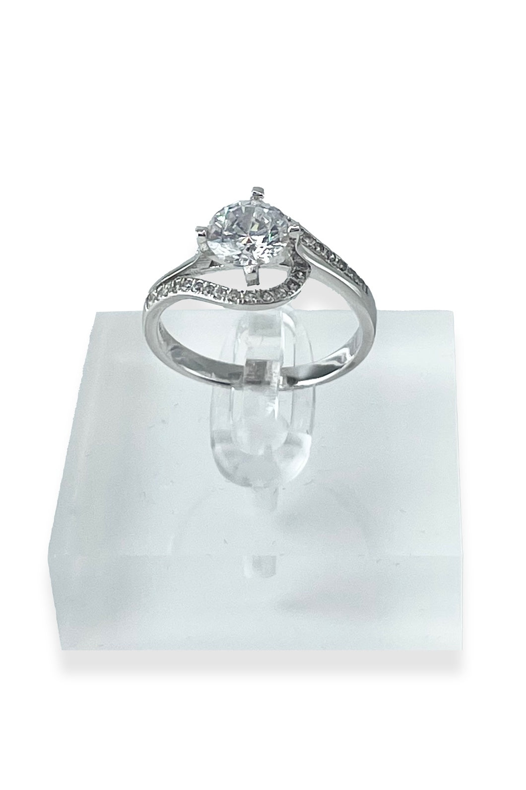 Sena Engagement Ring with Swarovski