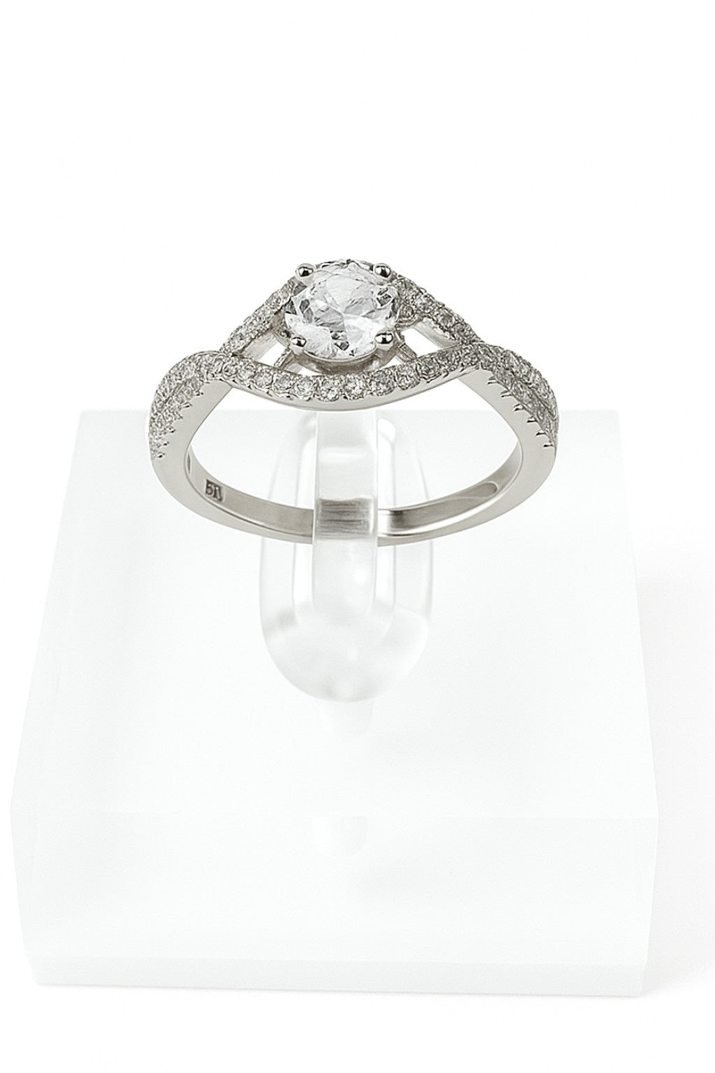 Nolene Engagement Ring with Swarovski