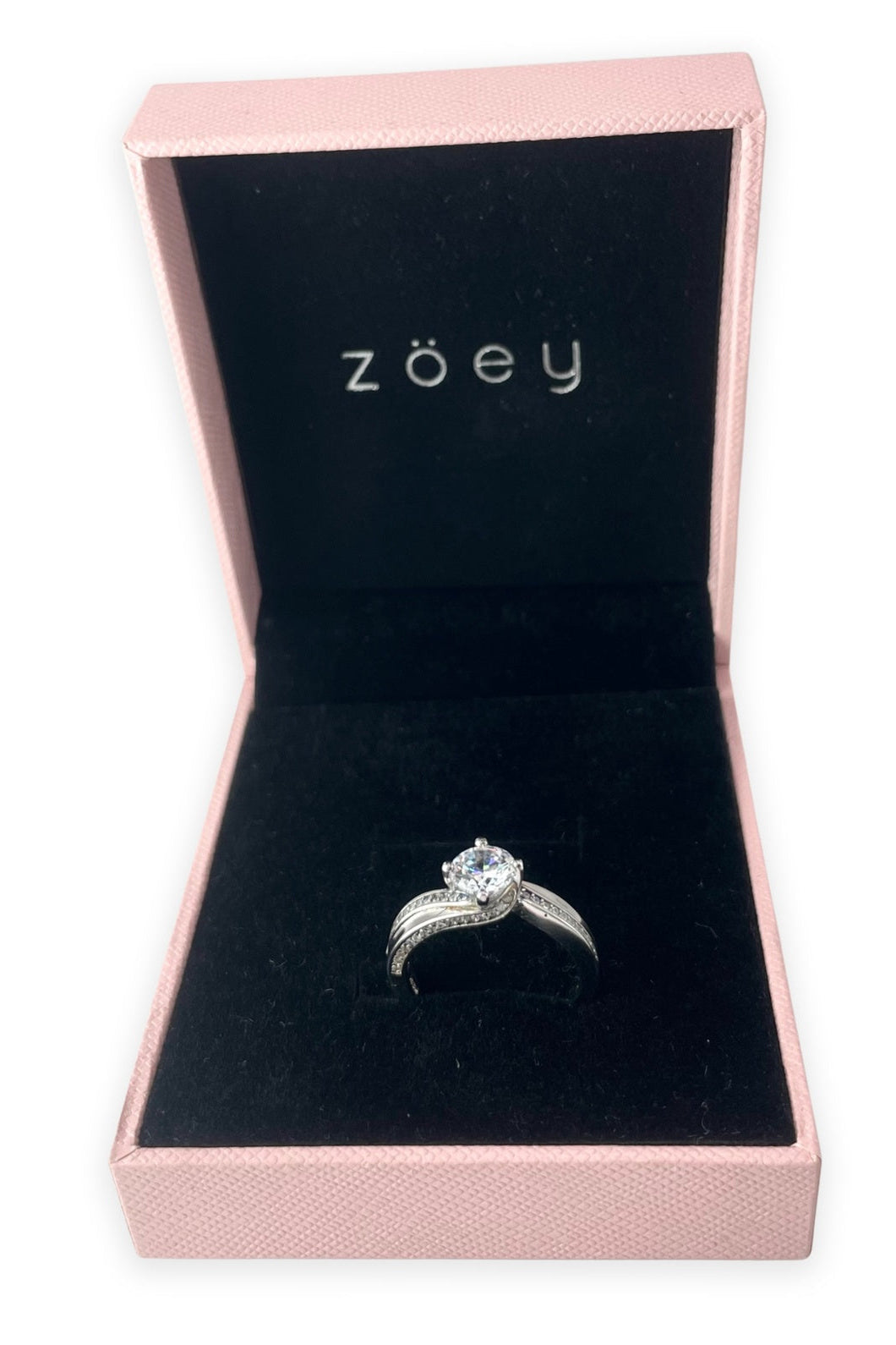 Amorette Engagement Ring with Swarovski