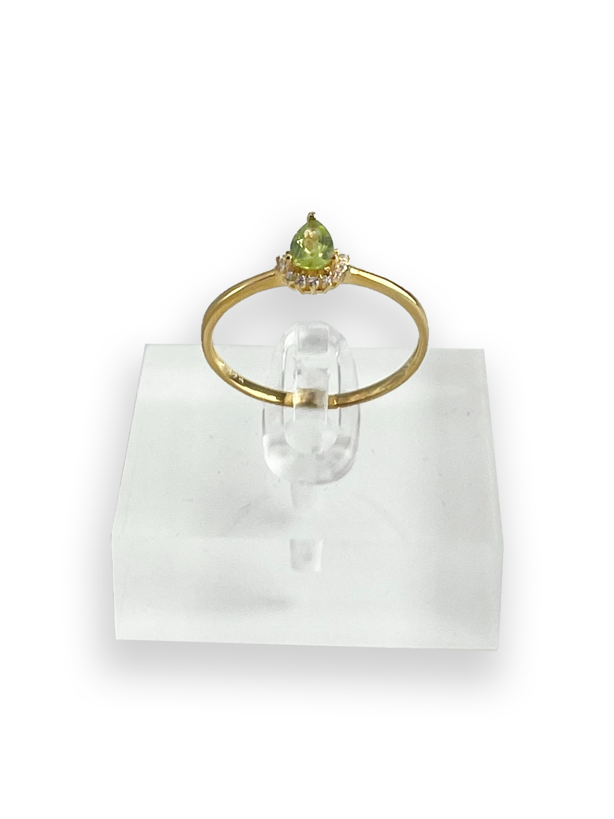 Savannah 18K Yellow Gold Vermeil With Peridot Stone
