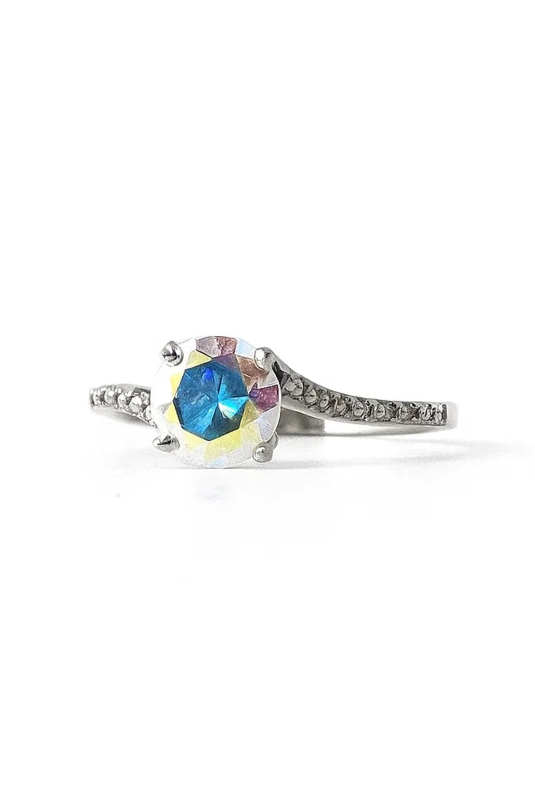 Giselle Engagement Ring with Swarovski