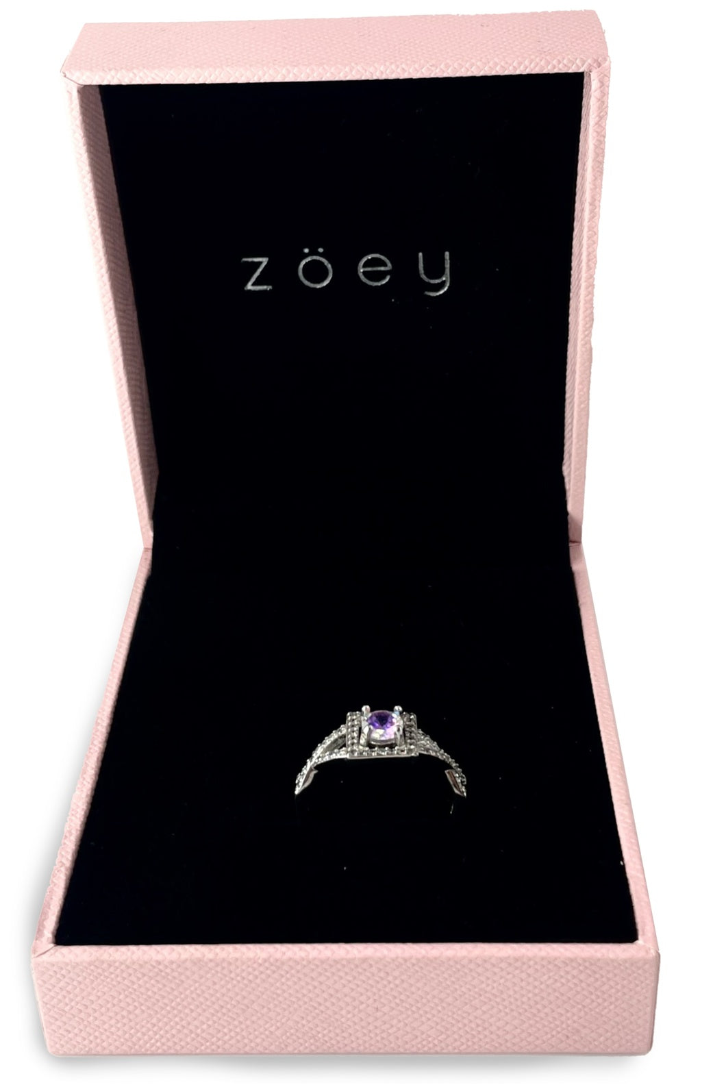 Evangeline Engagement Ring with Swarovski