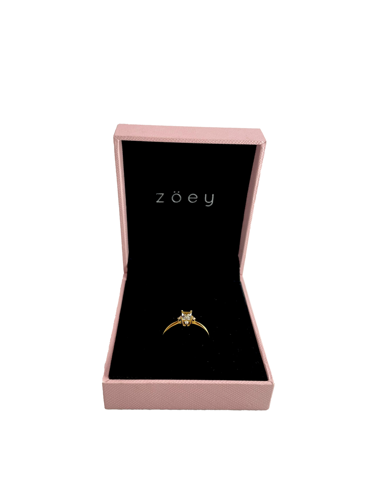 Leah 18K Gold Vermeil With White Topaz Stone - 10