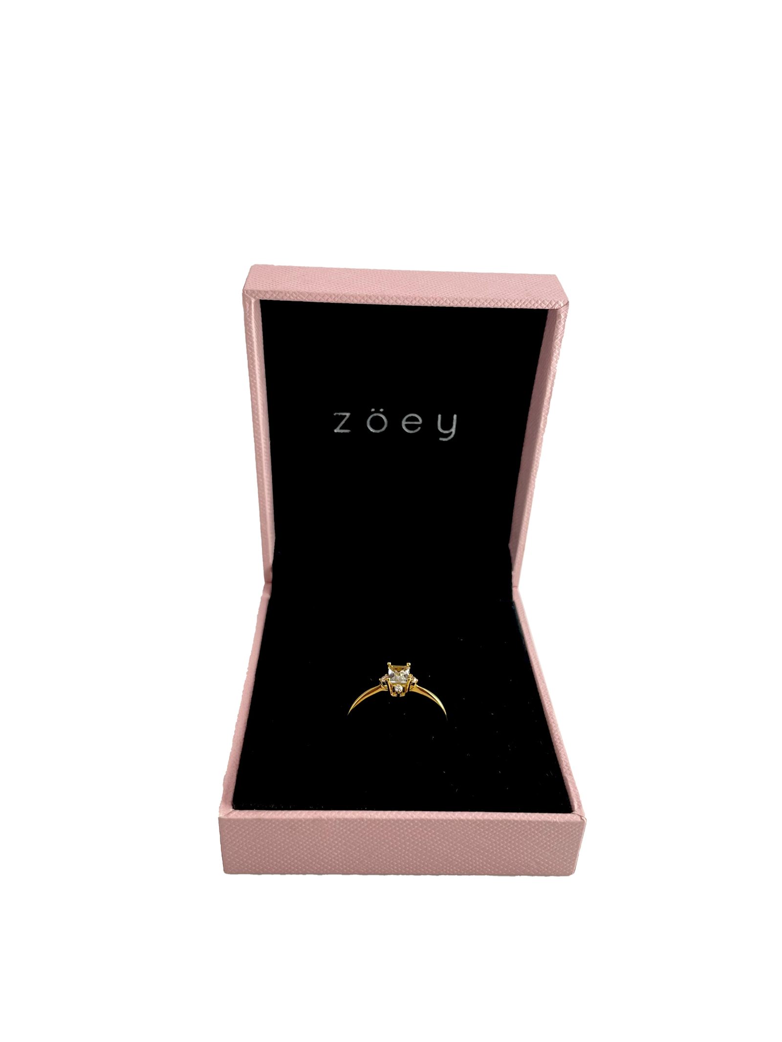 Leah 18K Gold Vermeil With White Topaz Stone - 10