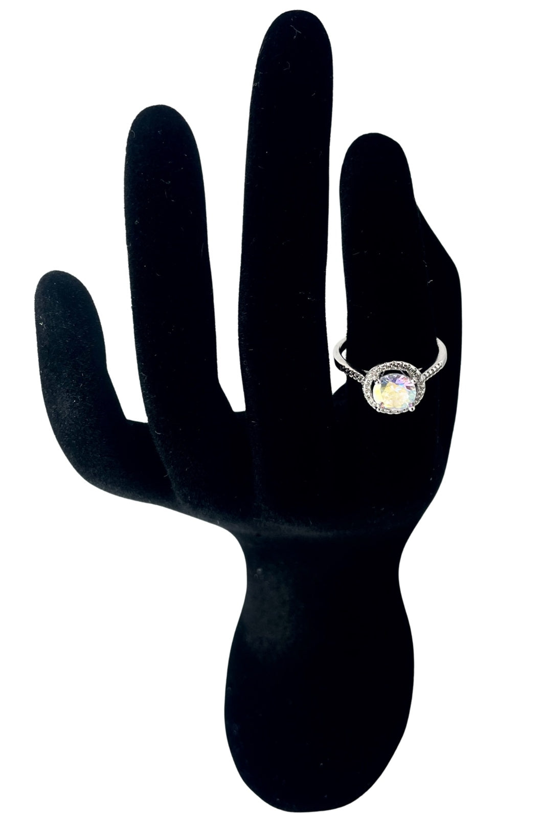 Sable Engagement Ring with Swarovski