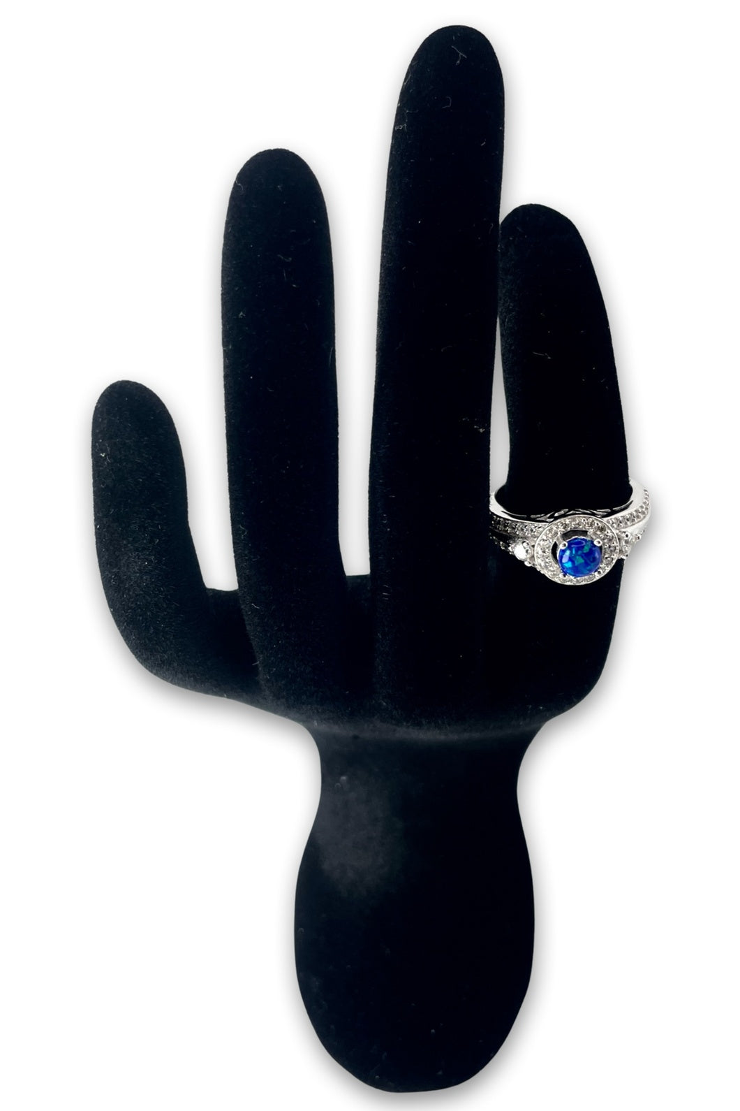 Fleur Engagement Ring with Swarovski