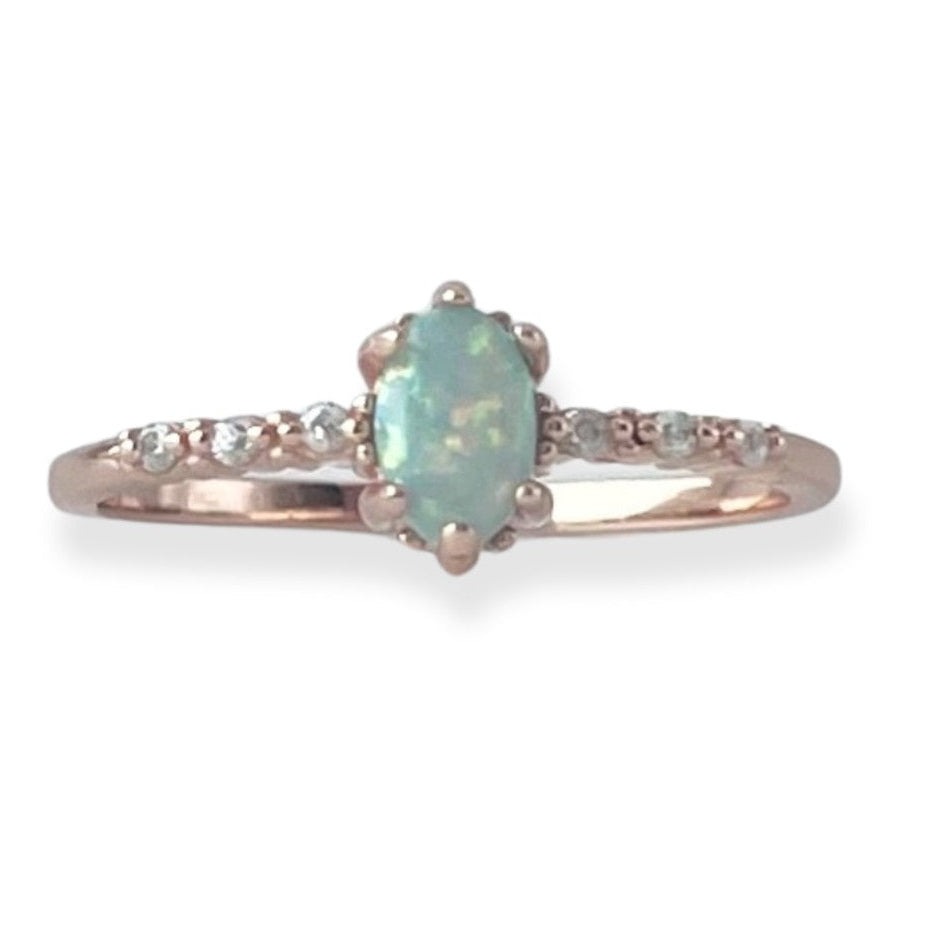 Veda Engagement Ring with Swarovski