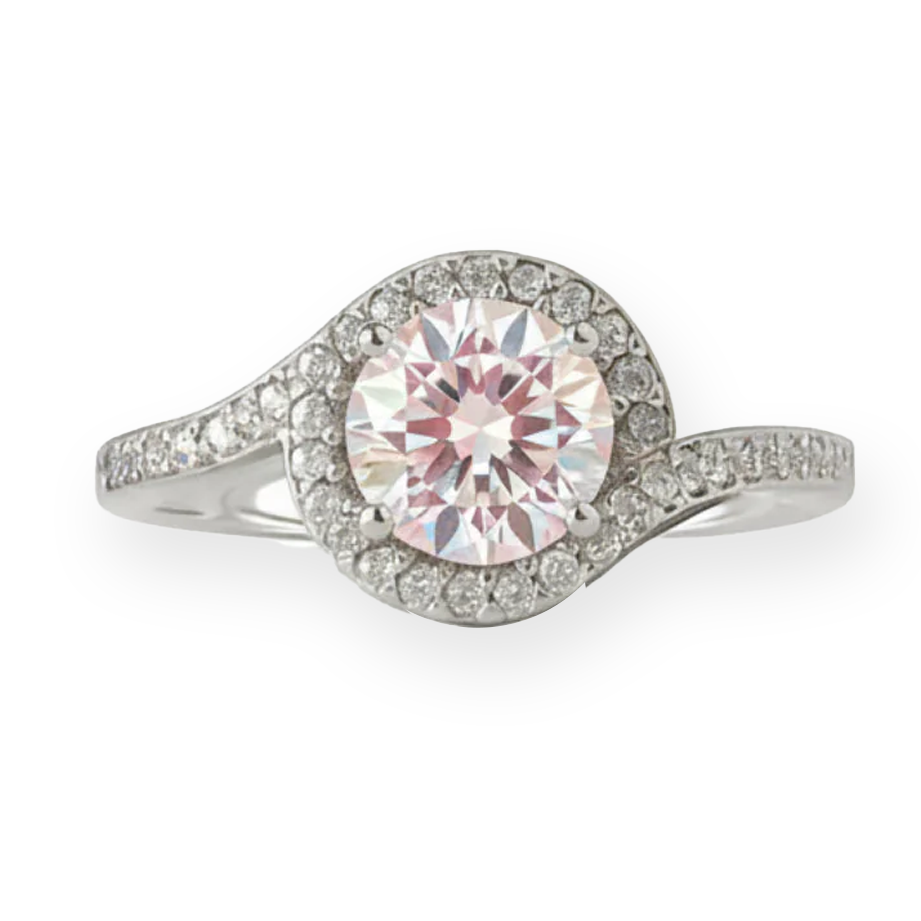 Fiorella Engagement Ring with Swarovski