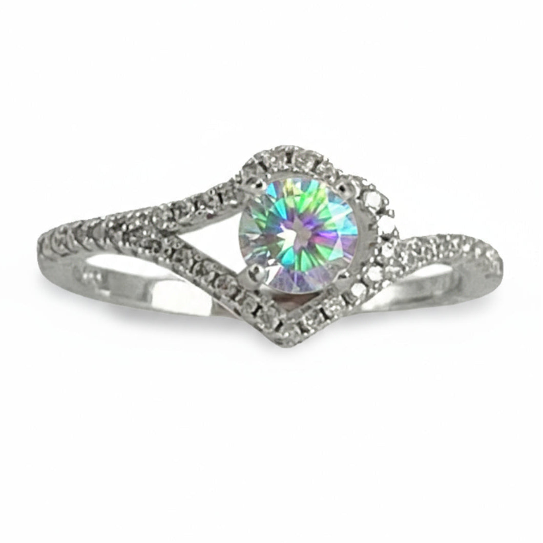 Aurora Engagement Ring with Swarovski