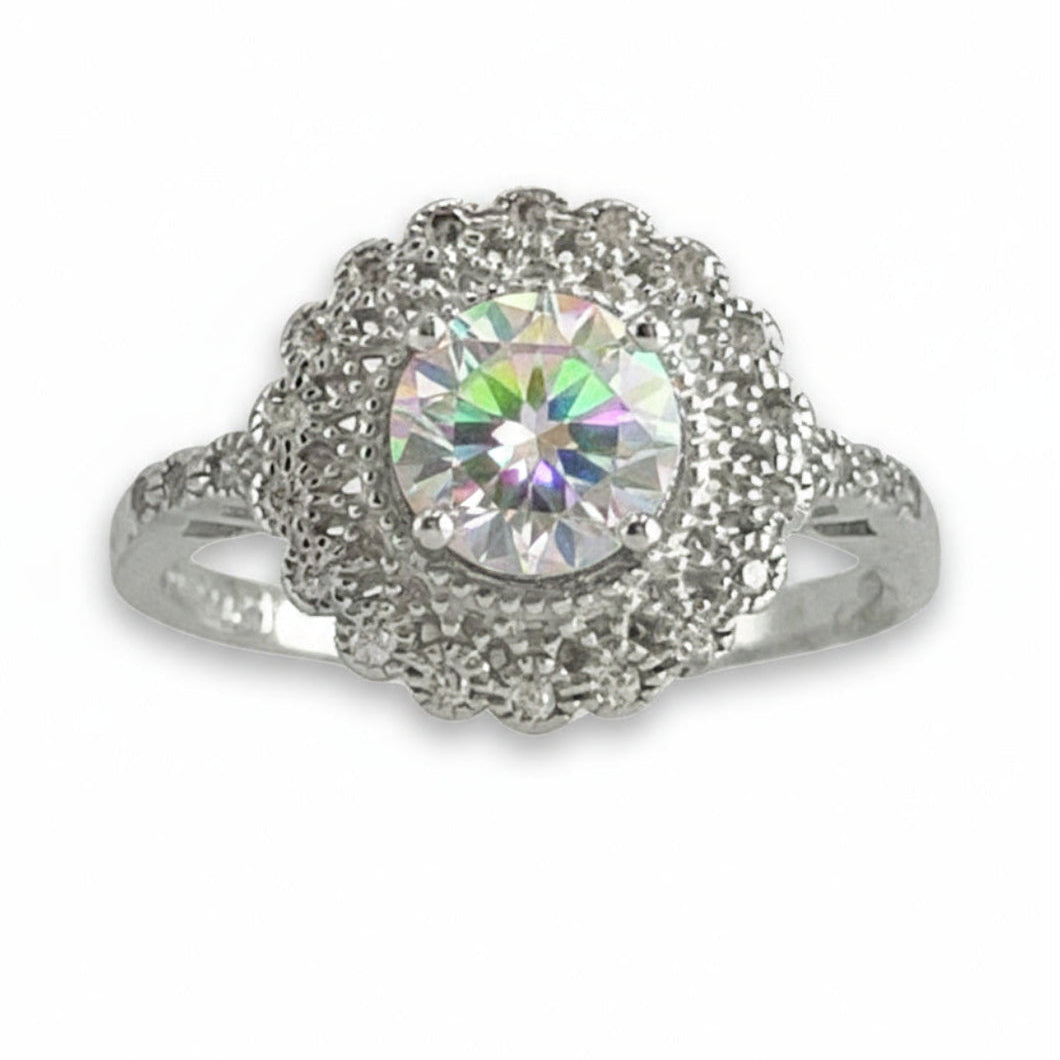 Carmella Engagement Ring with Swarovski