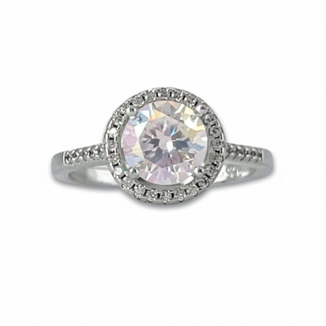 Sable Engagement Ring with Swarovski