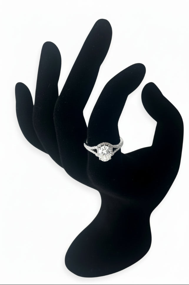 Calixta Engagement Ring with Swarovski