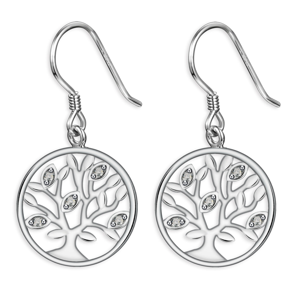 Maya Earrings In 925 Sterling Silver