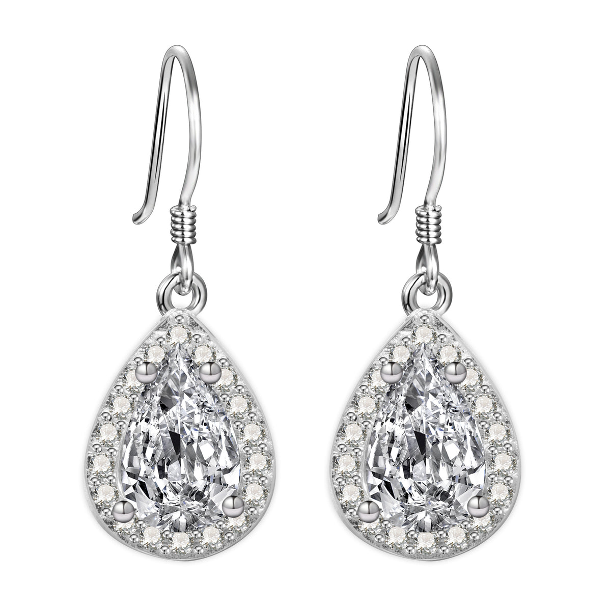 Alanna Sterling Silver Earrings With Swarovski