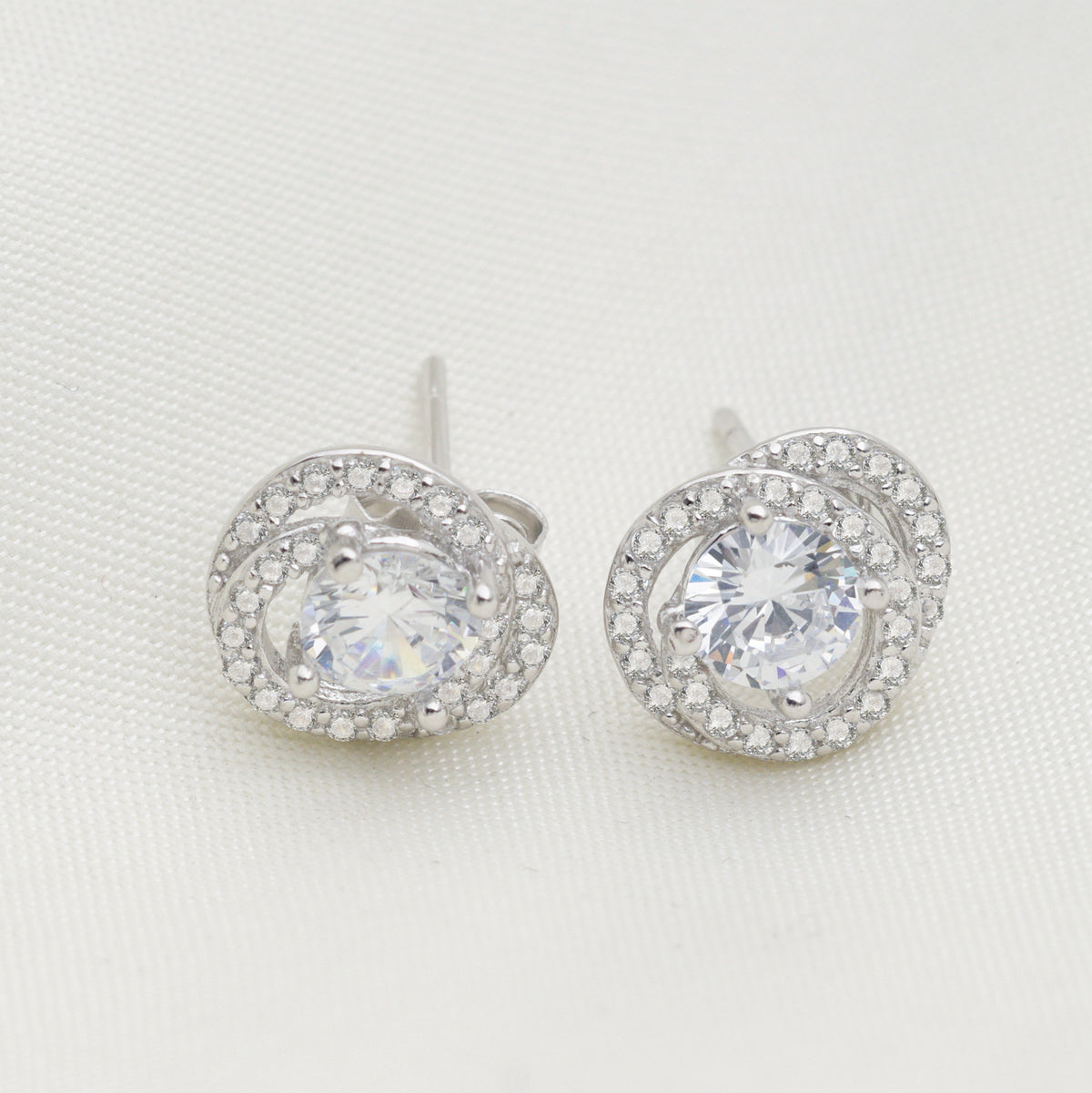 Angelina Earrings With Swarovski