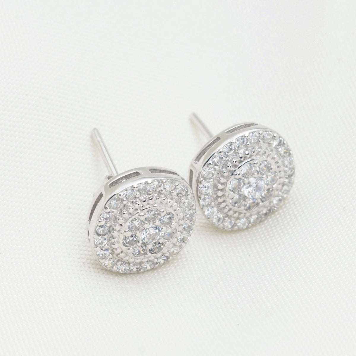 Hannah Sterling Silver Earrings With Swarovski