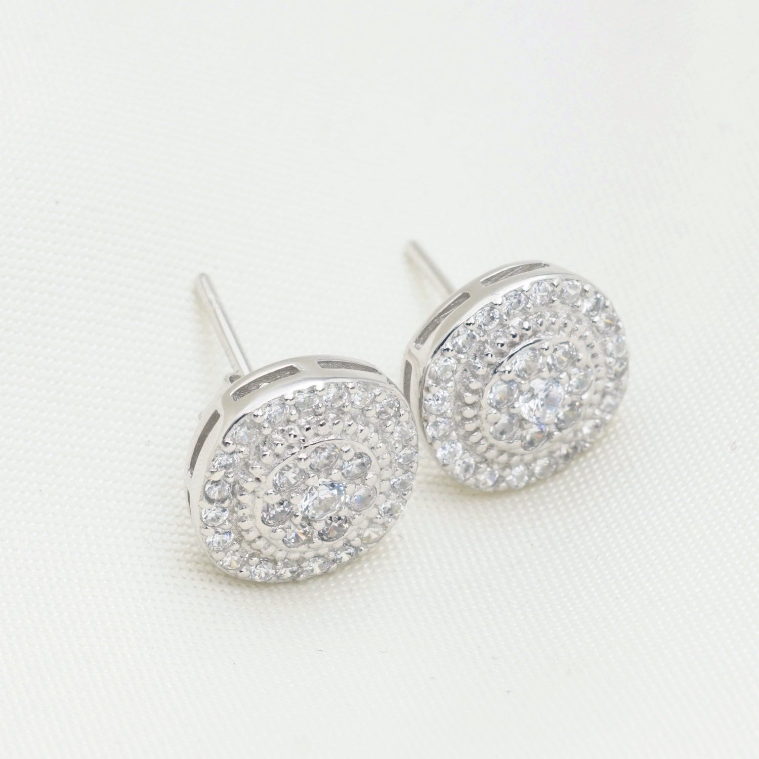 Hannah Sterling Silver Earrings With Swarovski