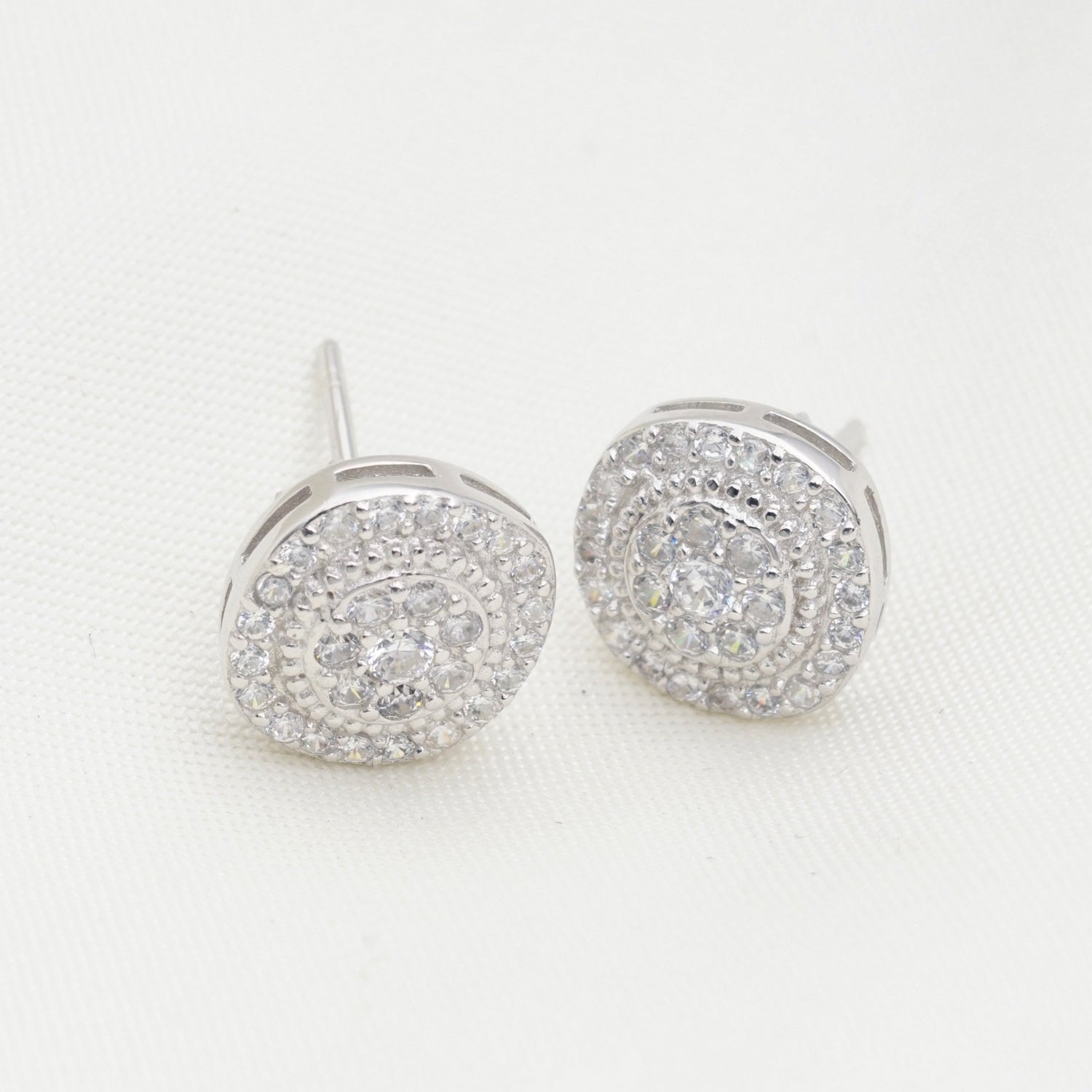 Hannah Sterling Silver Earrings With Swarovski