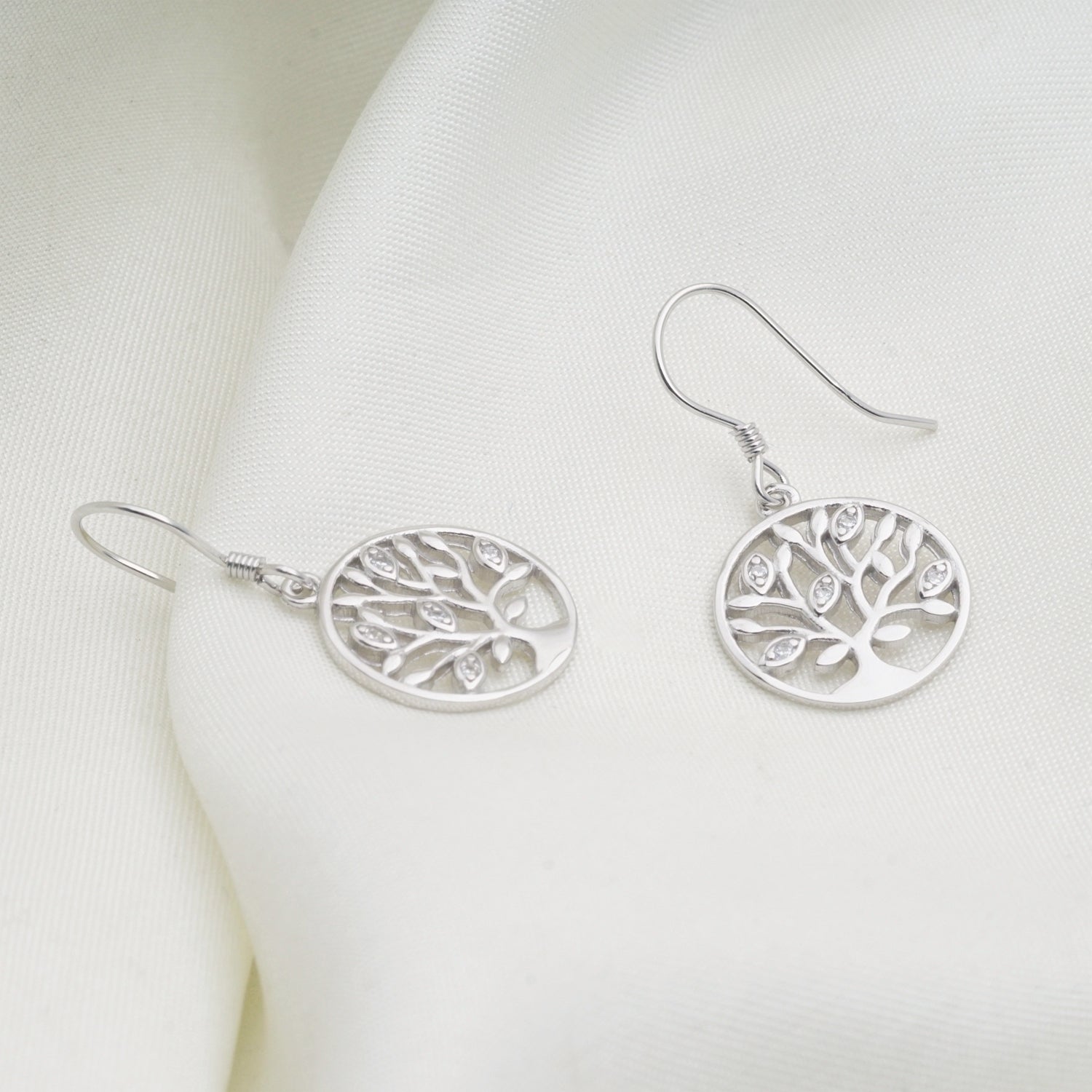 Maya Earrings In 925 Sterling Silver