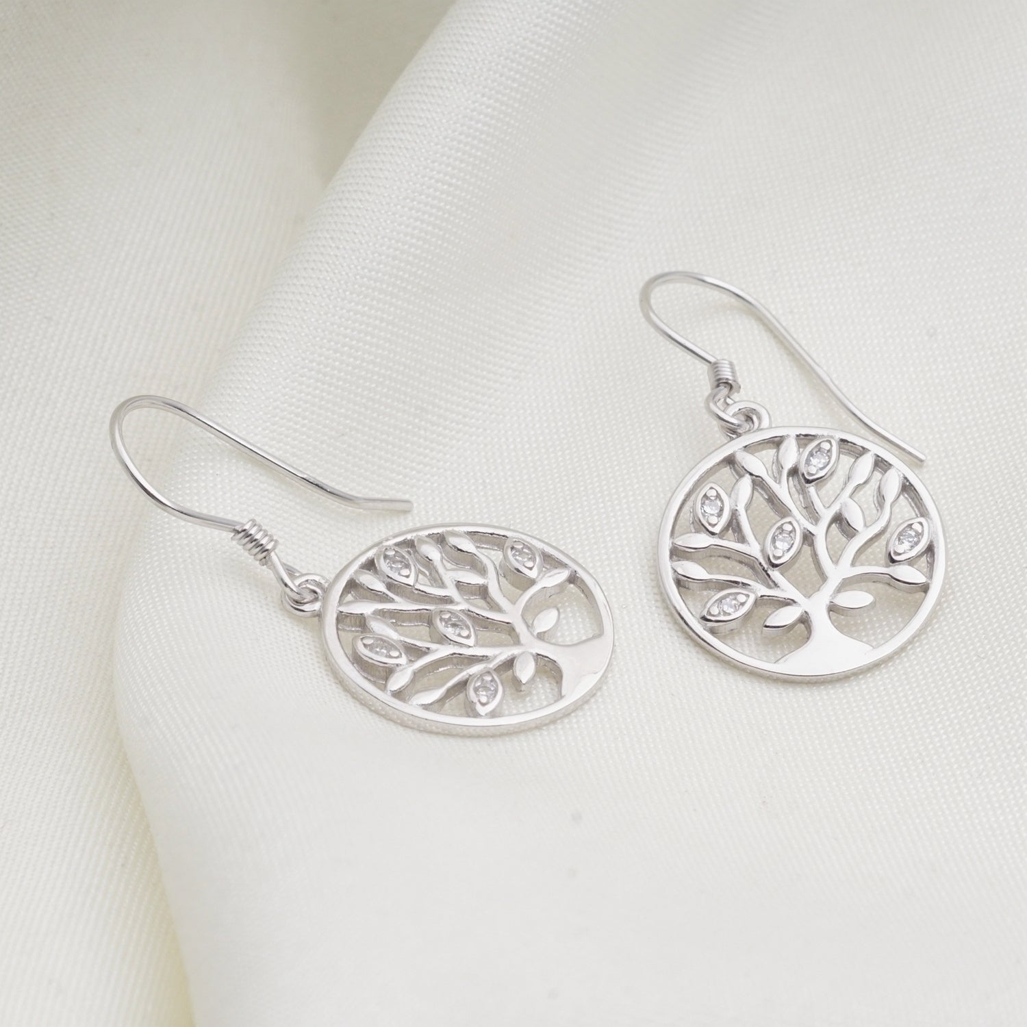 Maya Earrings In 925 Sterling Silver