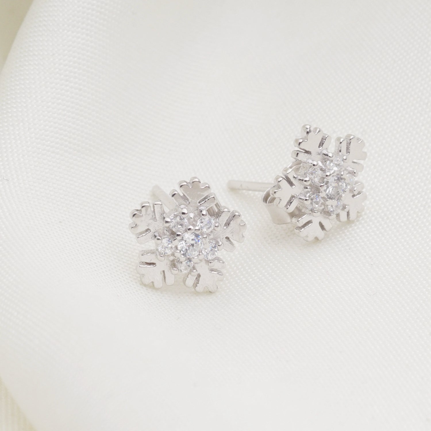 Elsa Earrings With Swarovski