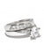 Bridal Set with Swarovski Titanium Engagement Ring