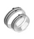 Frosted Silver Titanium Couple Ring (Men)