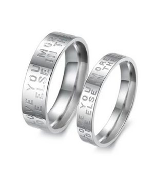 Wedding Vow Titanium Couple Ring (Men)
