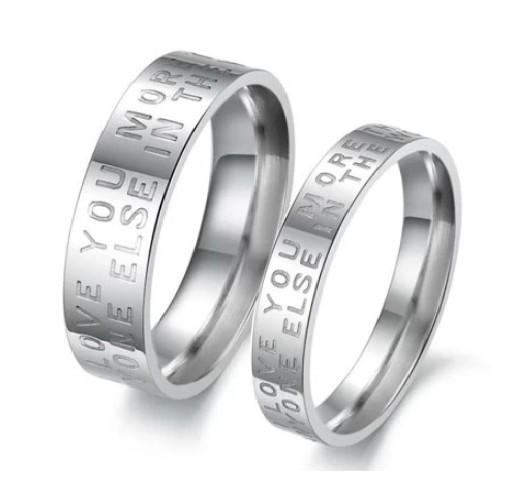 Wedding Vow Titanium Couple Ring (Men)