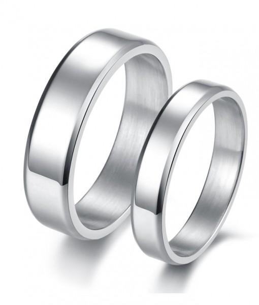 Plain Titanium Couple Ring (Men)