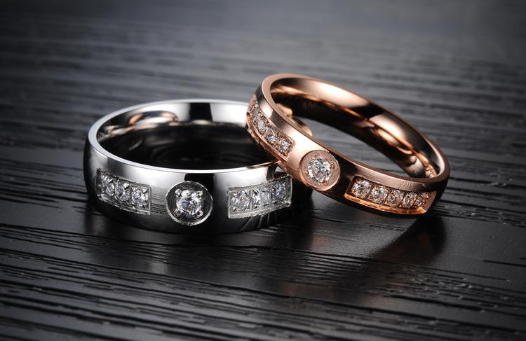 Two Tone Gold Plated Titanium Wedding Bands From Zoey.ph - Mommy Peach