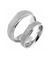 Silver Matte Titanium Couple Ring