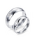Comfort Fit One Stone Titanium Couple Ring