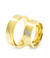 Serendipity Gold Plated Titanium Wedding Ring with Swarovski Crystals