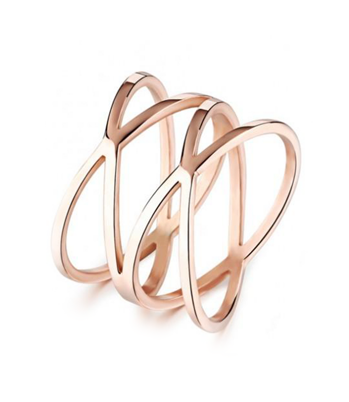 Promise Ring in Rose Gold Plated Titanium - Zoey - Zoey Philippines