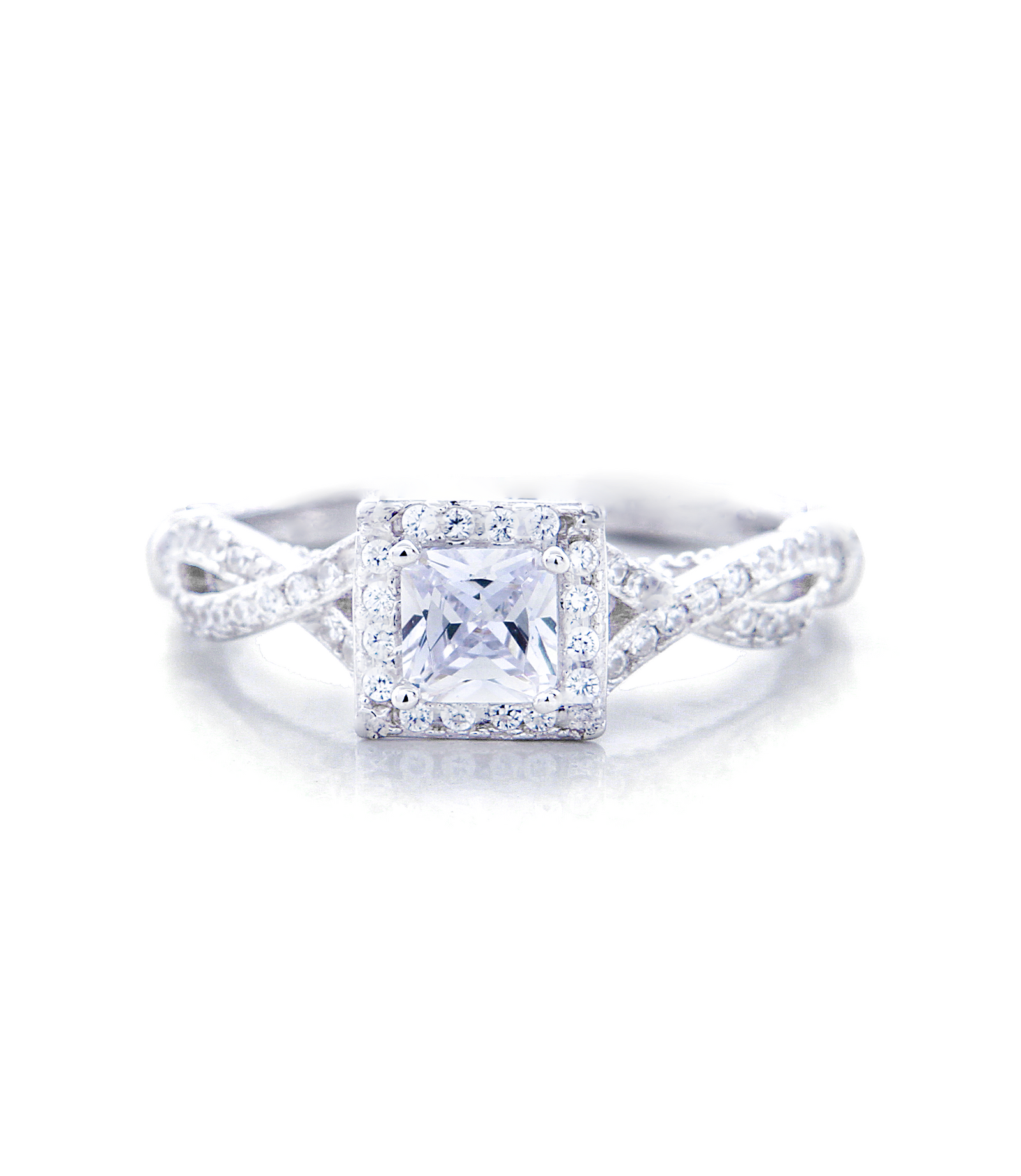 Beatrize Engagement Ring with Swarovski