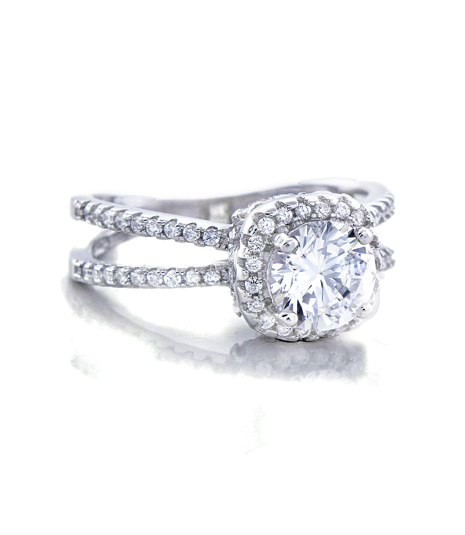 Emily Engagement Ring with Swarovski