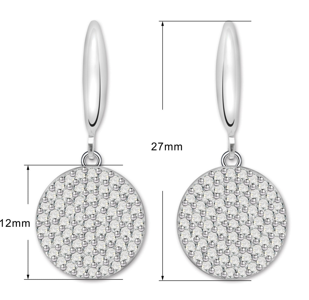 Helena Earrings With Swarovski