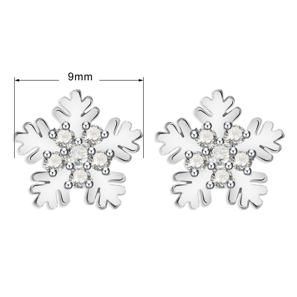 Elsa Earrings With Swarovski