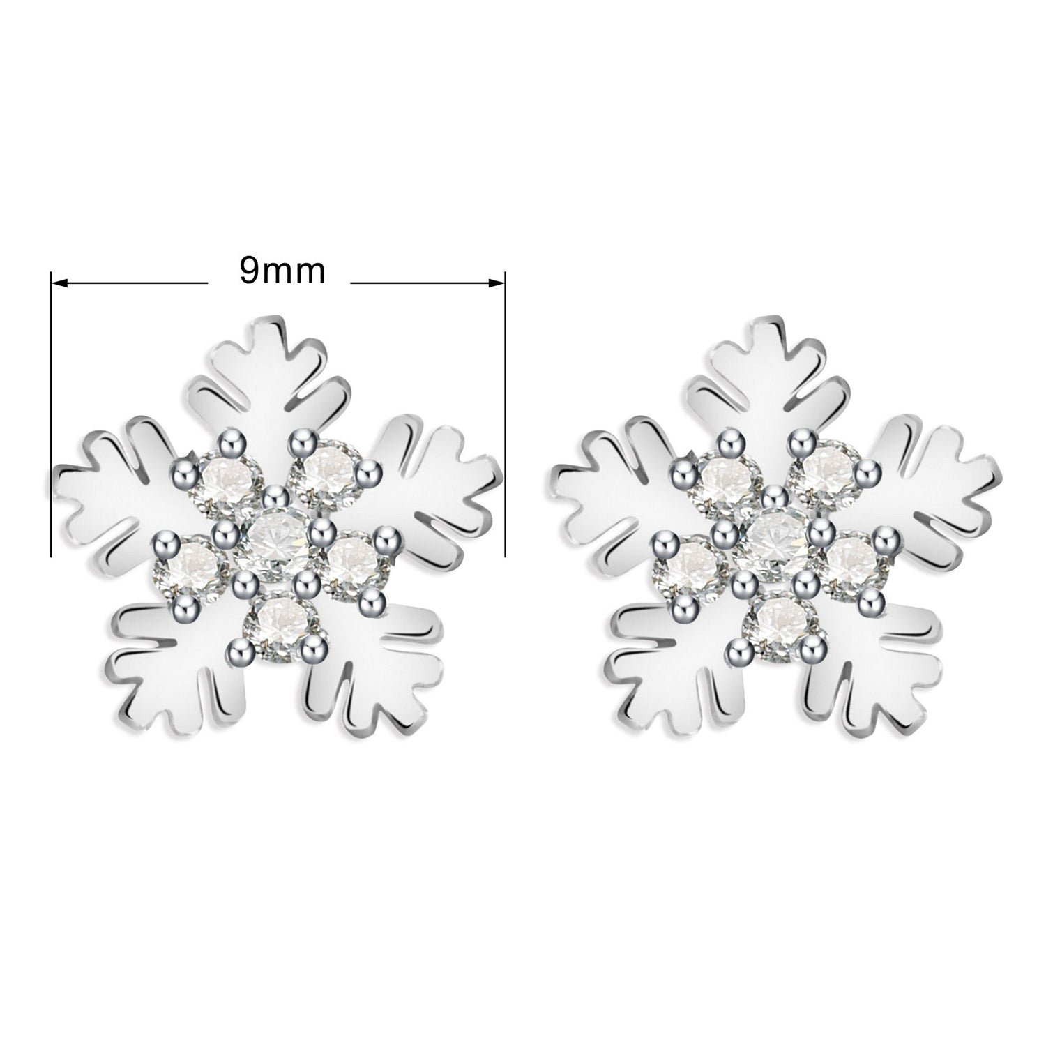 Elsa Earrings With Swarovski